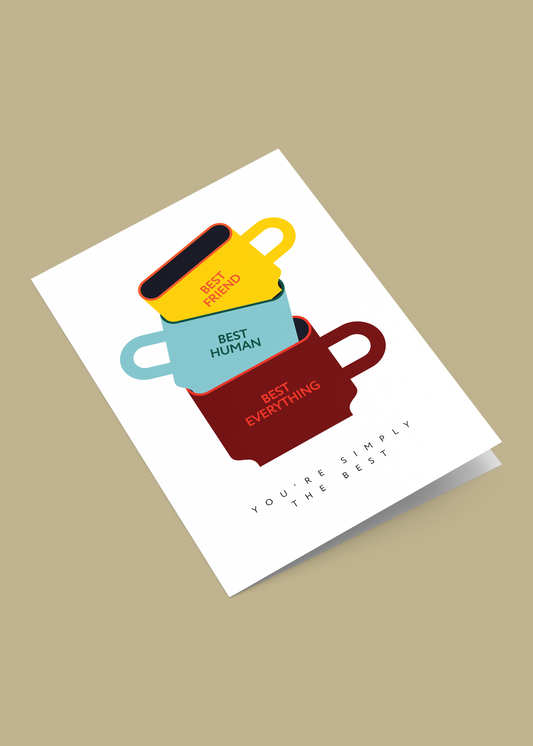 You're Simply the Best — Folded Card
