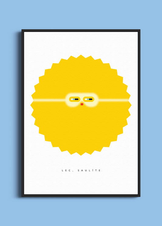 Lec, Saulīte — A3 Poster